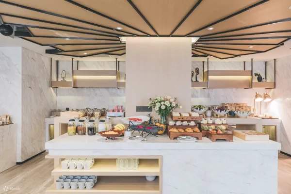 Hotel restaurant environment display map